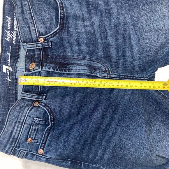 7 For All Mankind Gwenevere High Waist Ankle Jeans - Picture 4 of 10